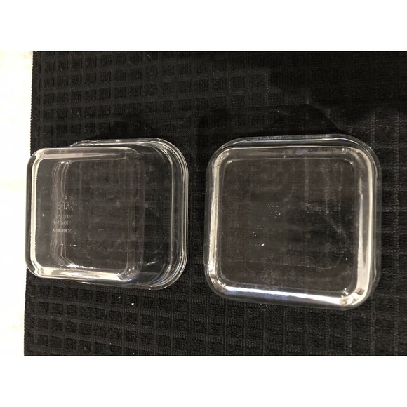 2 Glasslock 4x4 Food Storage Refrigerator Oven Safe Dish 12B made in Korea - Picture 2 of 3